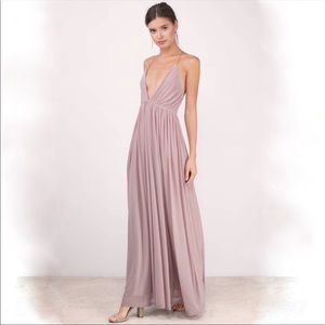 Jamee Plunging Maxi Dress